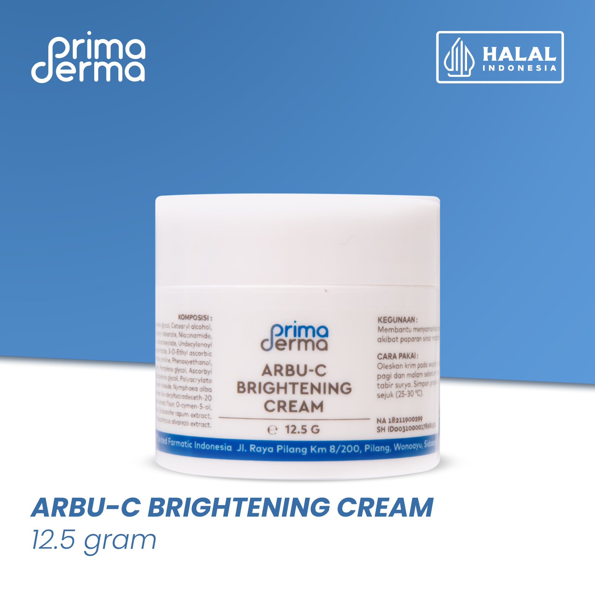 Primaderma Arbu C Brightening Cream (12.5 gr)