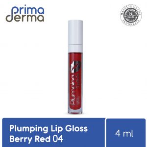 PRIMADERMA Plumping Lip Gloss 04 BERRY RED (4ml)